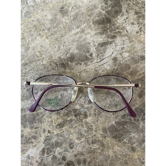 AUTHENTIC GEOFFREY BEENE GB 1127 DA/MG BROWN EYEGLASSES FRAME 52-17-140 - Picture 1 of 8